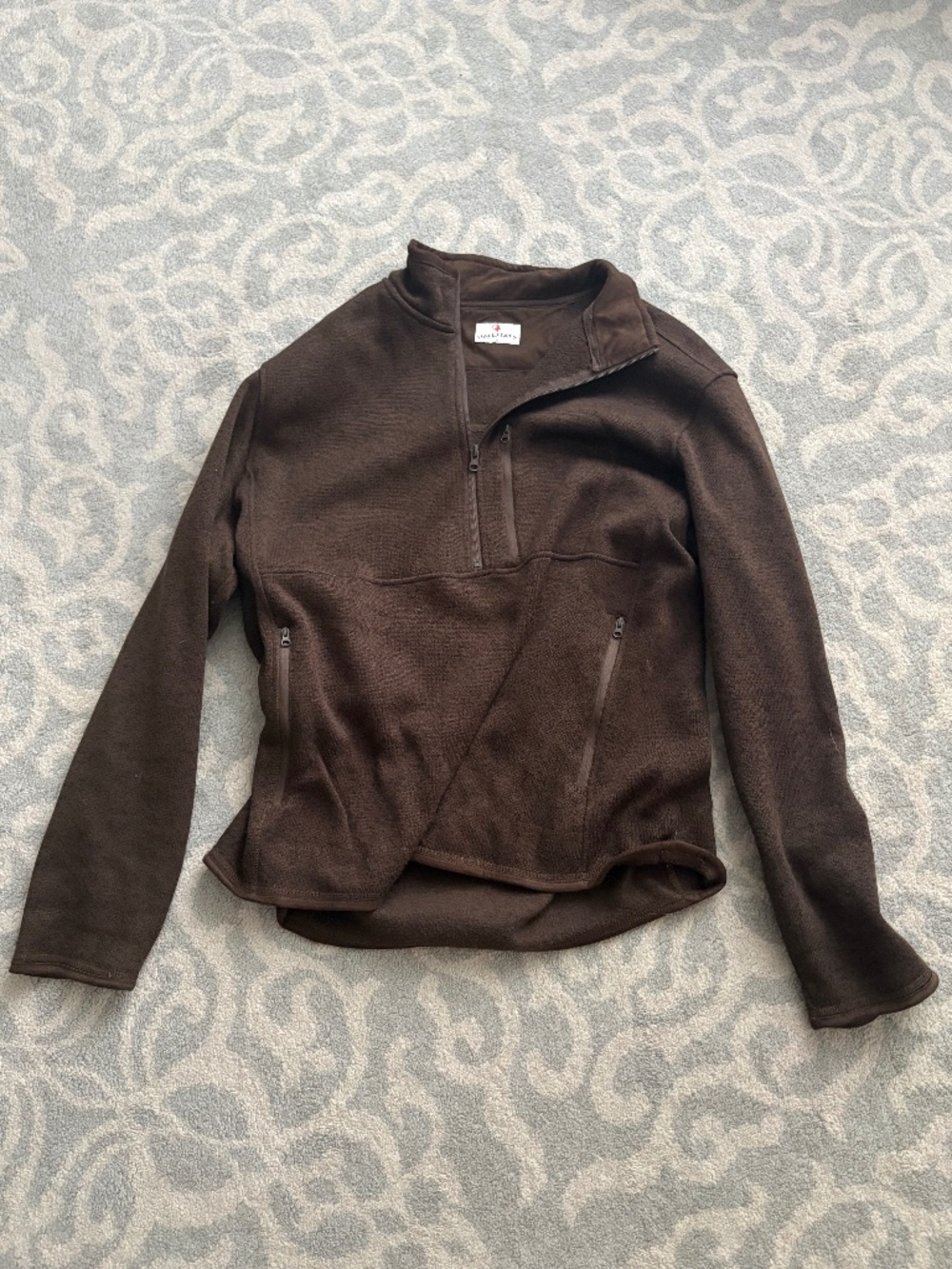Hallstatt Brown Quarter Zip Sweater Men’s XL